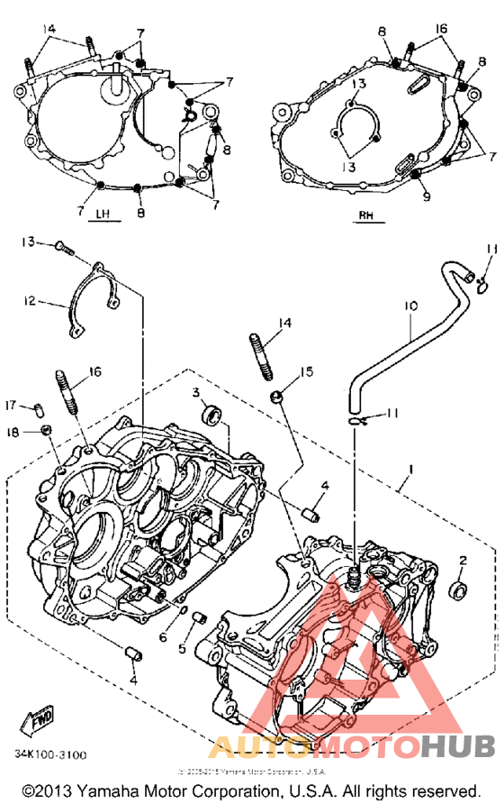 Картер двигателя