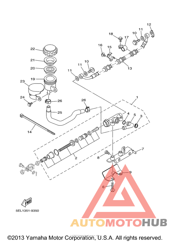 Задний торм цилиндр