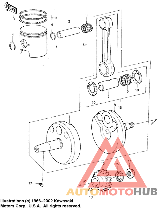 Crankshaft/piston