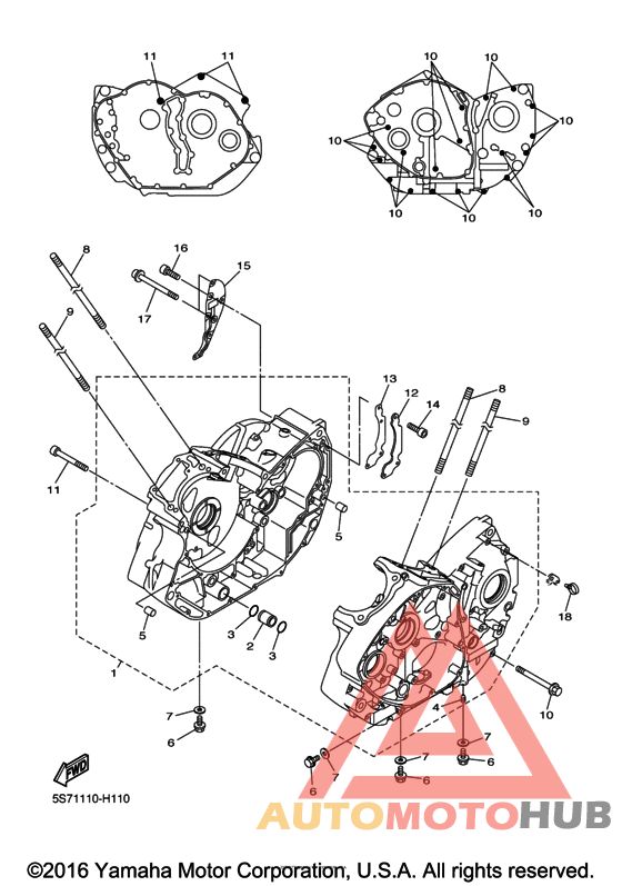 Картер двигателя
