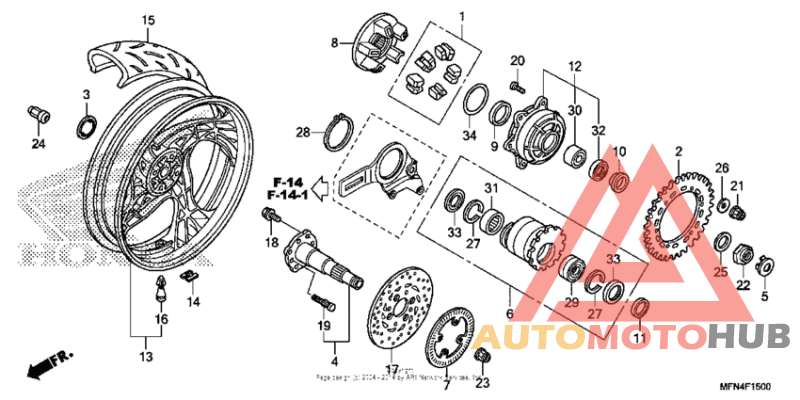 Переднее колесо