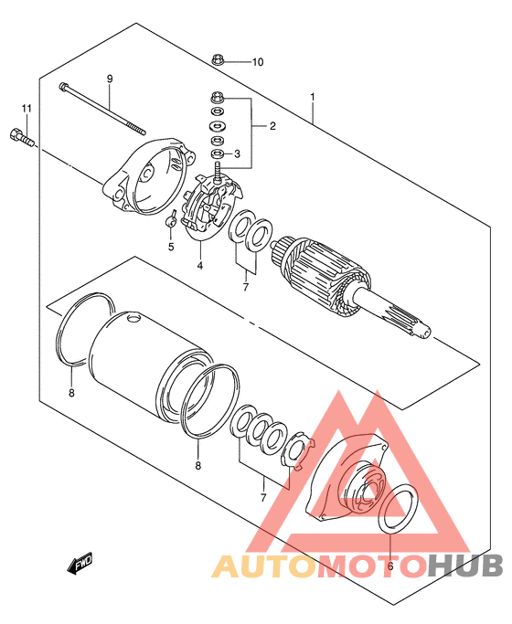Стартерный мотор