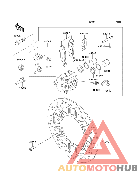 Передний суппорт