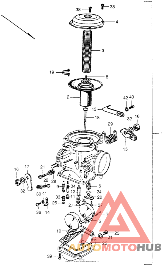 Left carburetor