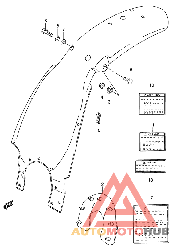 Заднее крыло