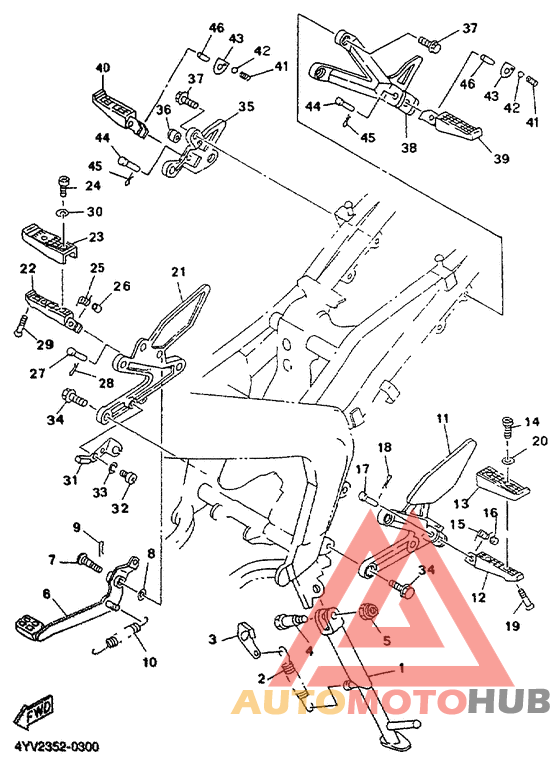 Stand. footrest 2