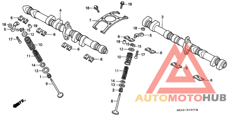 Распред вал/клапана
