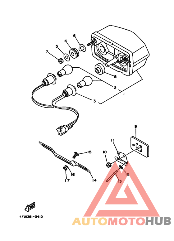 Taillight unit ass`y