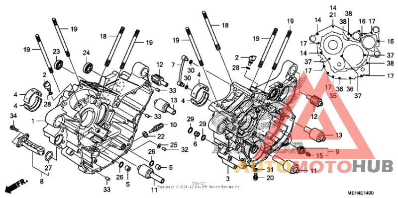Картер двигателя