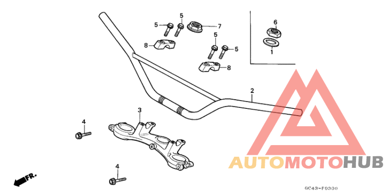 Handle pipe/top bridge
