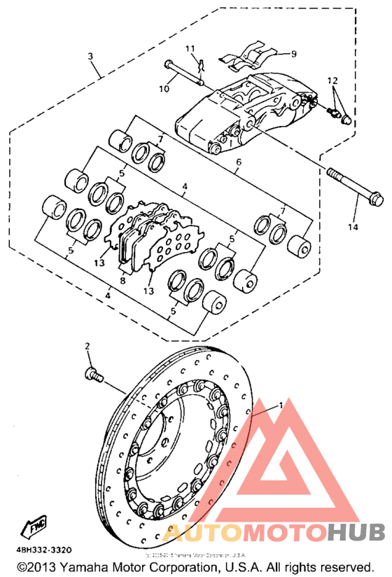 Передний суппорт