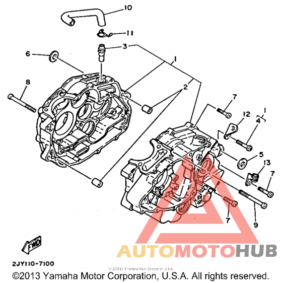 Картер двигателя