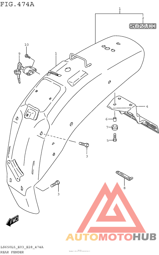 Задний бампер