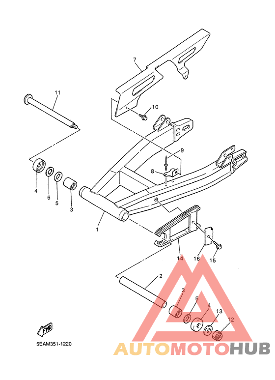 Rear arm. suspension