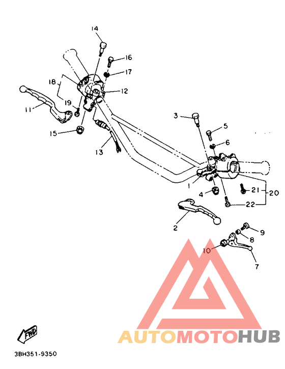 Handle switch. lever