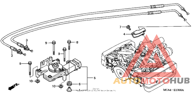 Reverse shift actuator