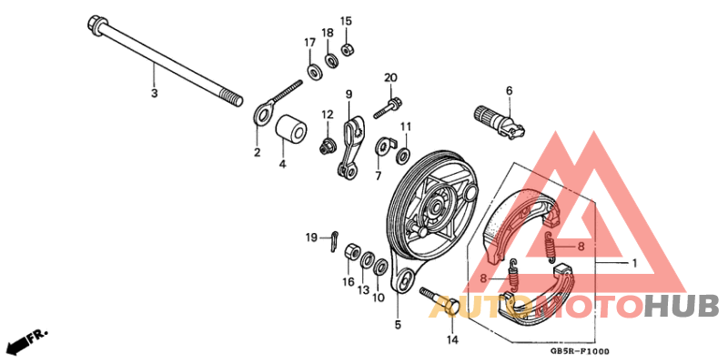 Задний тормоз