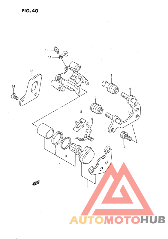 Задний суппортs