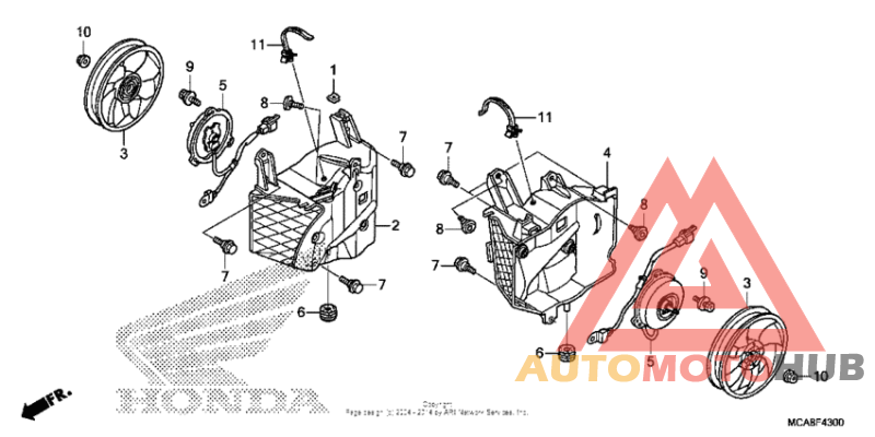 Вентилятор охлаждения