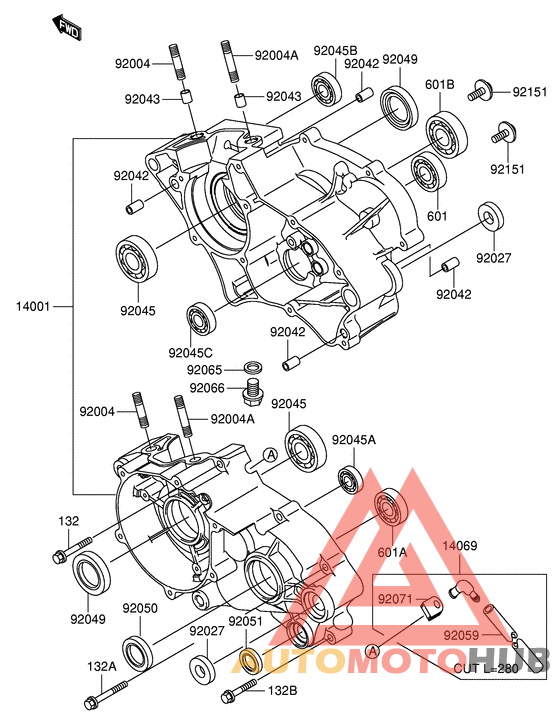 Картер двигателя