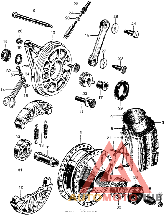 Переднее колесо