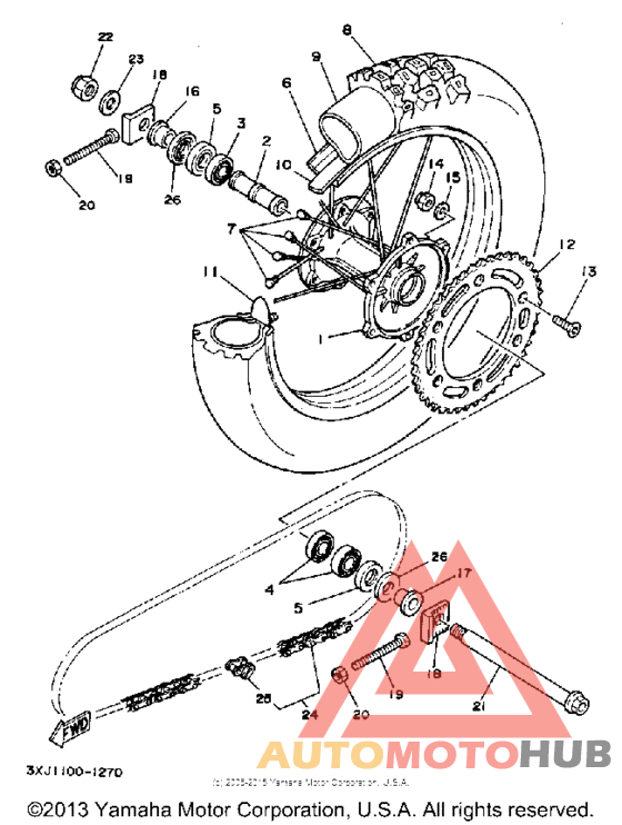 Переднее колесо