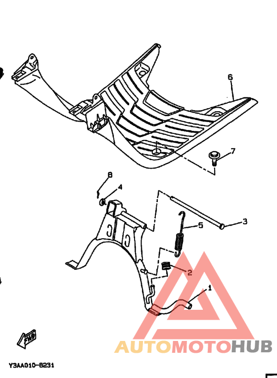 Support & repose pied