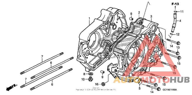 Картер двигателя