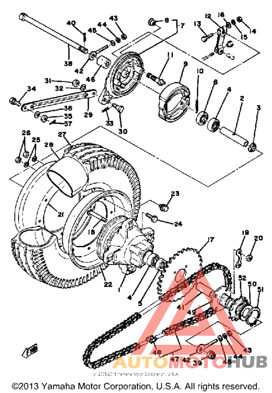 Переднее колесо