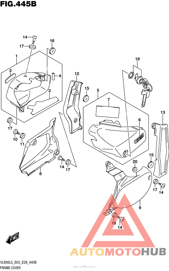 Frame Cover (Vl800L5 E33)