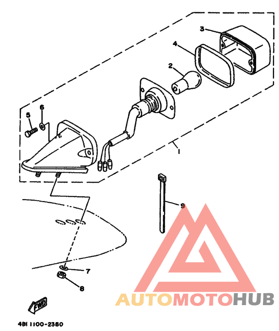 Taillight unit ass`y