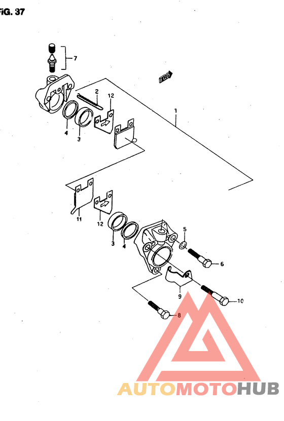 Передний суппорт