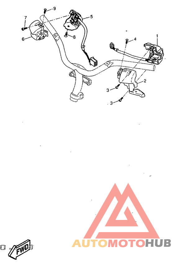 Handle switch. lever