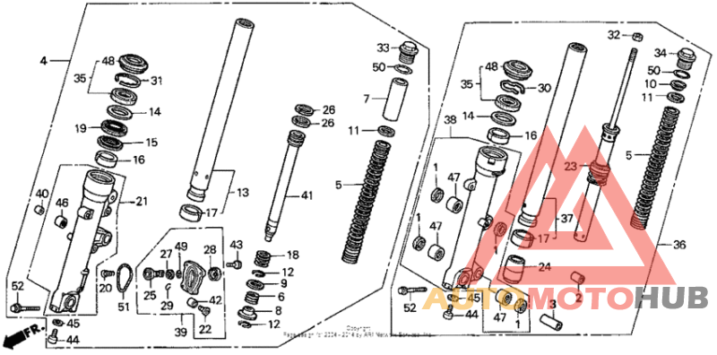 St110a front fork 96-98