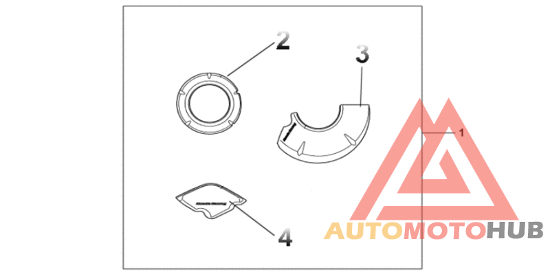 Carbon crankcase cover set