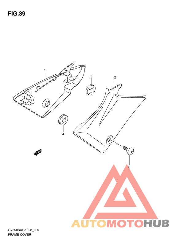 Обтекатель задний