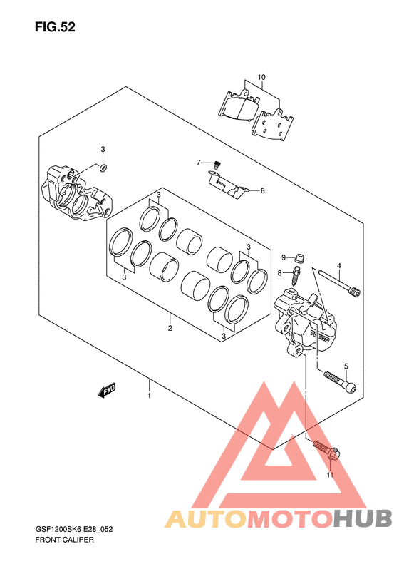 Передний суппорт