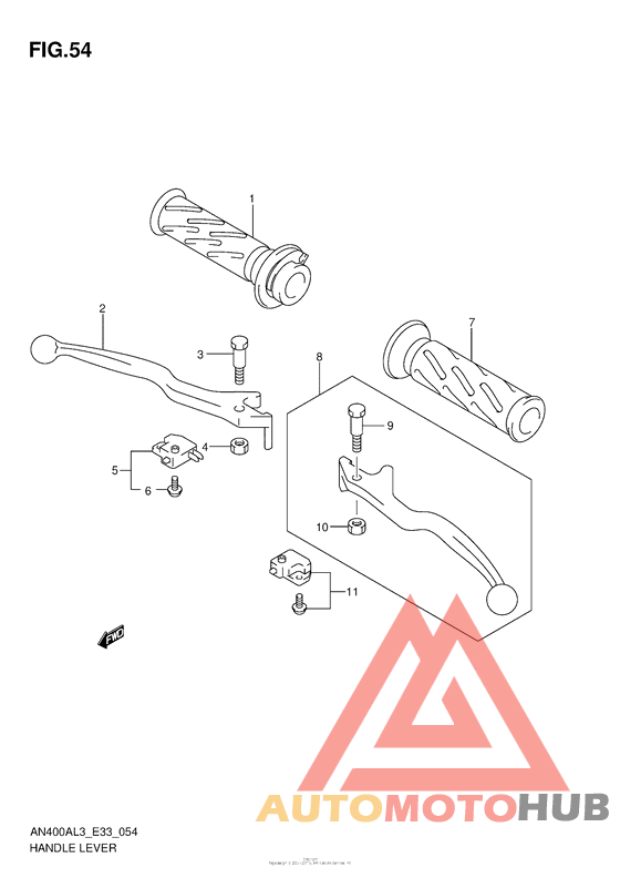 Handle Lever (An400Al3 E33)