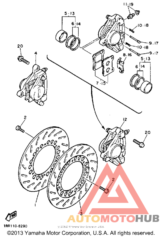 Передний суппорт