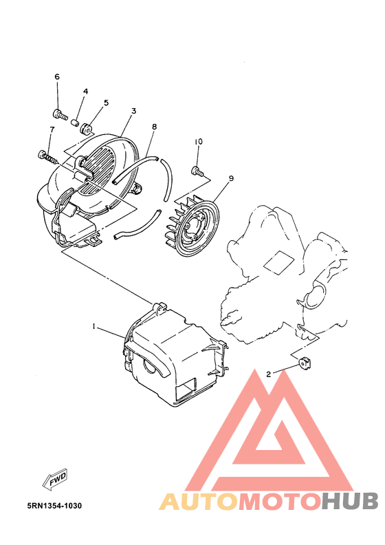 Air shroud. fan