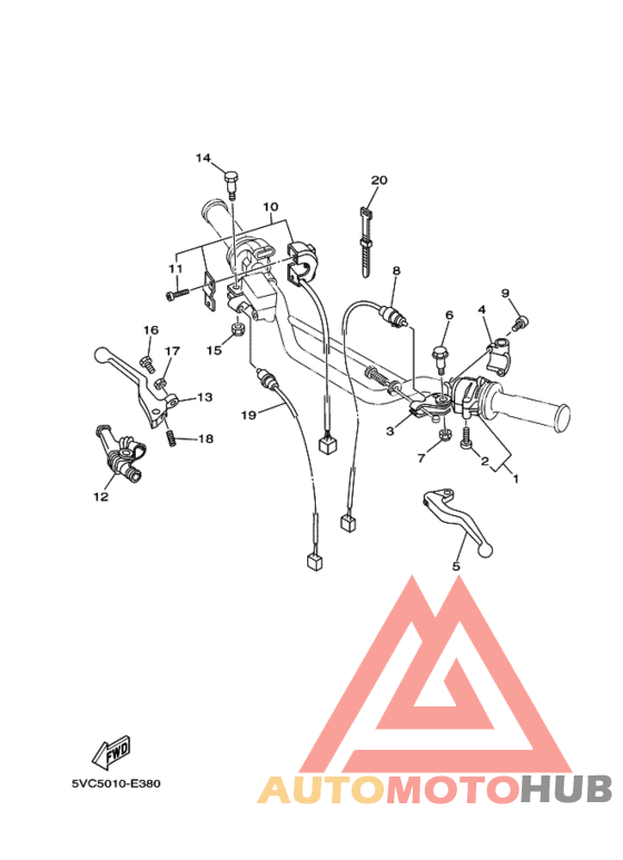 Переключатель руля рычаг