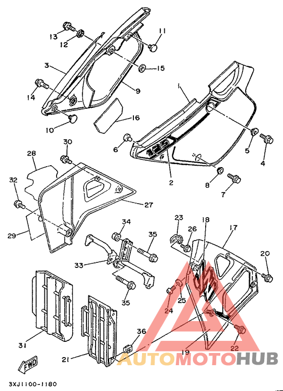 Side cover / oil tank