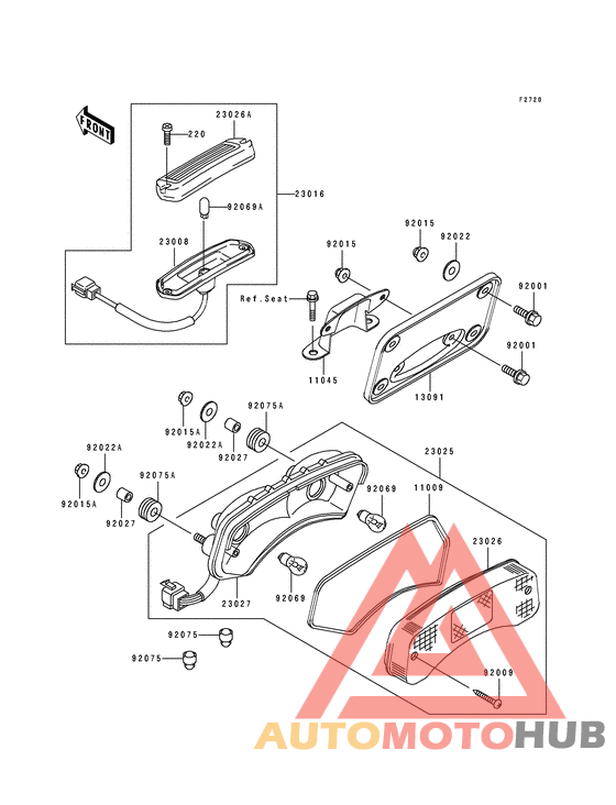 Taillight unit ass`y