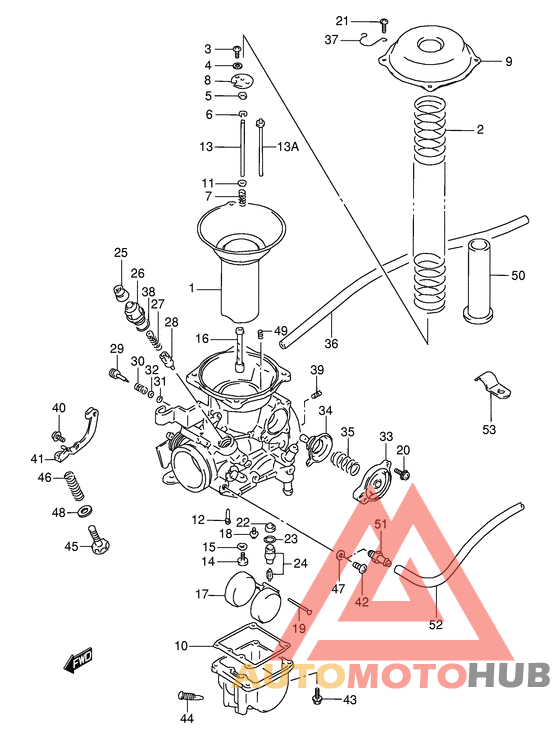 Carburetor assy