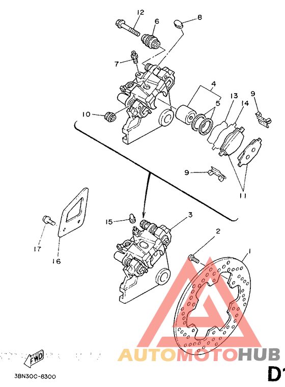 Задний суппорт