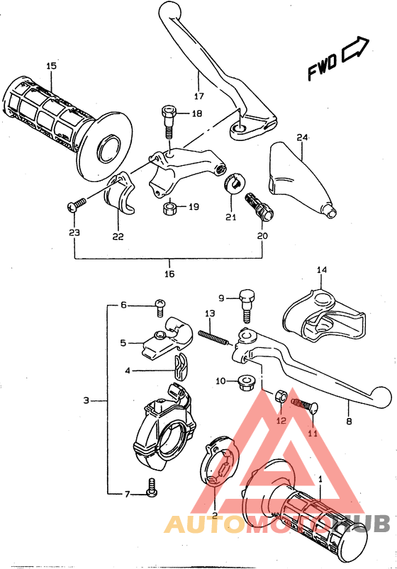 Рулевой рычаг