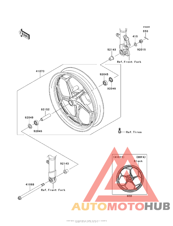 Front Wheel (Bdf-Bef)