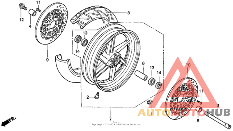 Front wheel 96-97