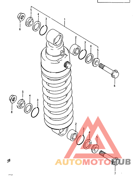 Задние амортизаторы