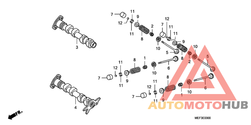 Распред вал/клапана